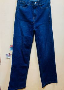🔥 Blue Wide Leg Jeans
