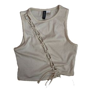 H&M Divided Lace-Up Tank