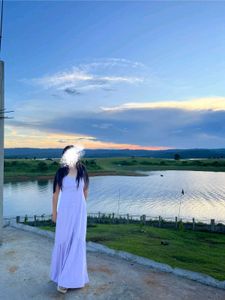 Elegant Lavender Maxi Dress
