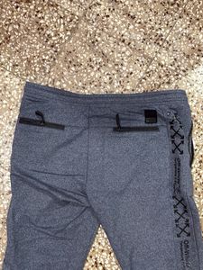 Blue Stretchable Casual Pant