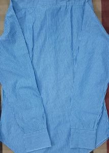 Blue Striped Dress Shirt