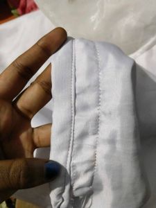 Elegant White &amp; Gold Blouse