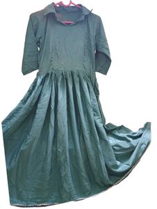 Green Casual Maxi Dress