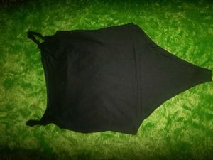 Chic Black Spaghetti Strap Top