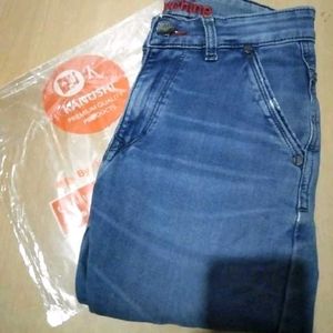 Thick Denim Capri Short