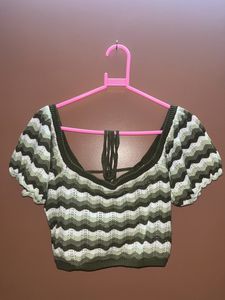 🔴Sale Roadstar Oliv Green Crop Top