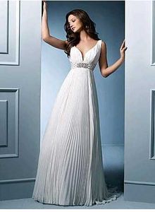 Elegant White Embellished Gown