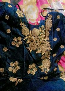 Navy Blue Gown