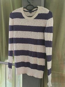 Striped Knit Sweater