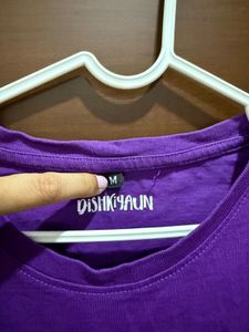 Purple Tshirt - M Size