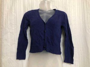 Old Navy Long Sleeve Blue Top