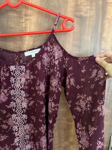 Rich Plum Boho Top