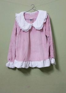 New/Unused Korean Fluffy Soft Wool Cord Set