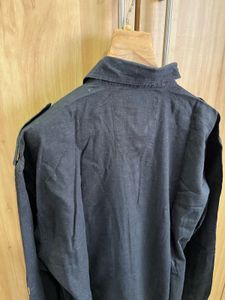 Men&#39;s Black Denim Kurta- Size M