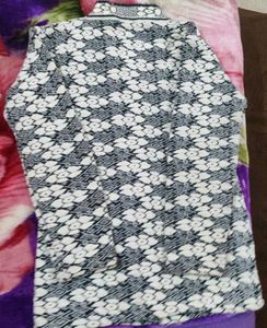 Floral Pattern Cardigan Sweater