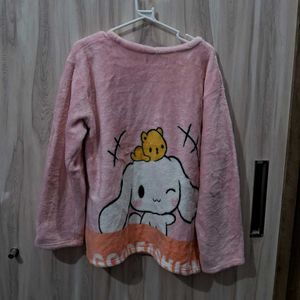Pink Woolen T-Shirt