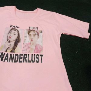 Pink Graphic Tee