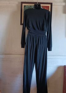 Black Two-Piece Lounge Set