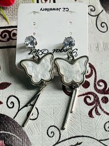 Elegant Butterfly Dangle Earrings