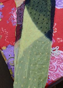 Green Printed Duppta Beautiful Print Combos