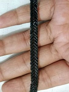 Black Zari Patti Lace 9 Meter
