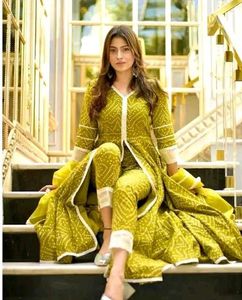 Front Slit Style Kurti Set With Duppta🫰💗
