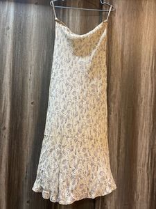 Floral Print Slip Skirt