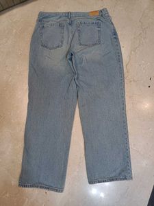 Zara High Waist Wide Leg Jeans
