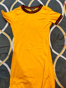 Yellow Tshirt Dress
