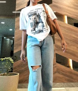 White Oversized Unisex Tshirt