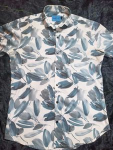 Floral Print Button Down Shirt