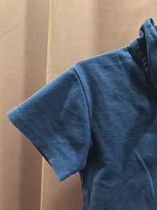 Blue Crop Top