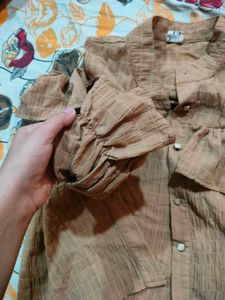 Brown Asthetic Top