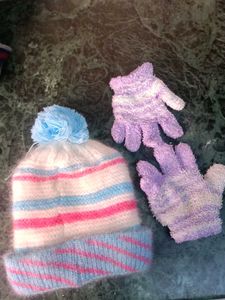 Baby Ka cap and gloves
