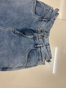 Roadster Super Highwaist 3button Belt Jeans