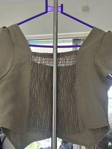 Cute Olive Crop Vest Top