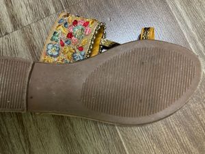 Embroidered Ethnic Sandals