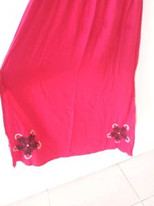 Red Maxi Dress/ Kurti