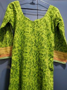 Suit With Churidar And Dupatta