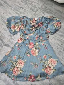 Floral Print British Wear Dress