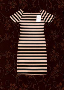 Striped Bodycon Mini Dress