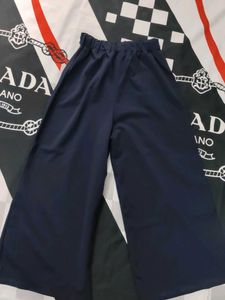 Navy Blue Culotte Pants