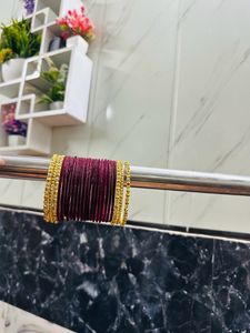 Maroon Color Singale Hand Bengale