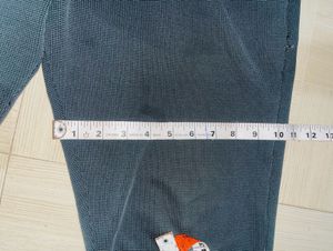 Straight Fit Dark Gray Dress Pants