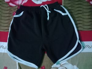 Maroon And Black Shorts For Girls