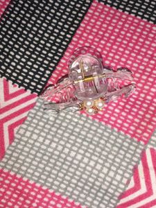 Pearl Embellished Hair Claw