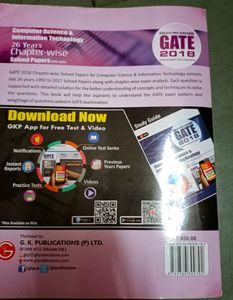 Gate 2018 Book For Cs&amp;It