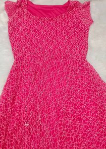 High Low Net Dress