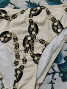 Chain Print Bikini Bottom