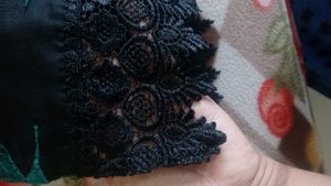 Black net kurti